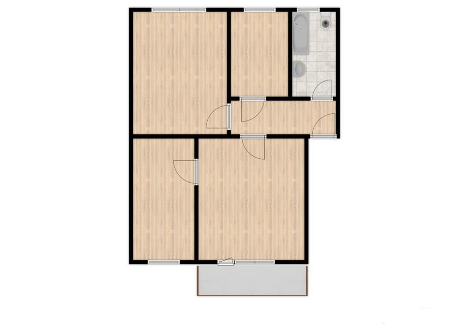 Thumbnail-*neu renovierte* 3 Raumwohnung mit Balkon