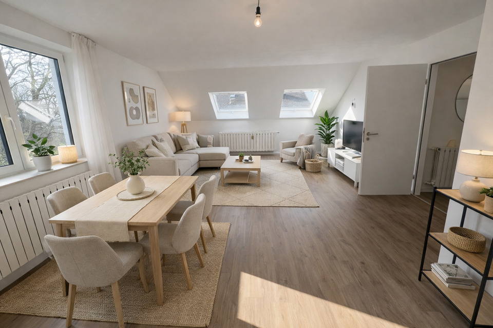 Thumbnail-Provisionsfrei! Saniert 2026; 3 ZKB DG-Wohnung; Energieklasse B