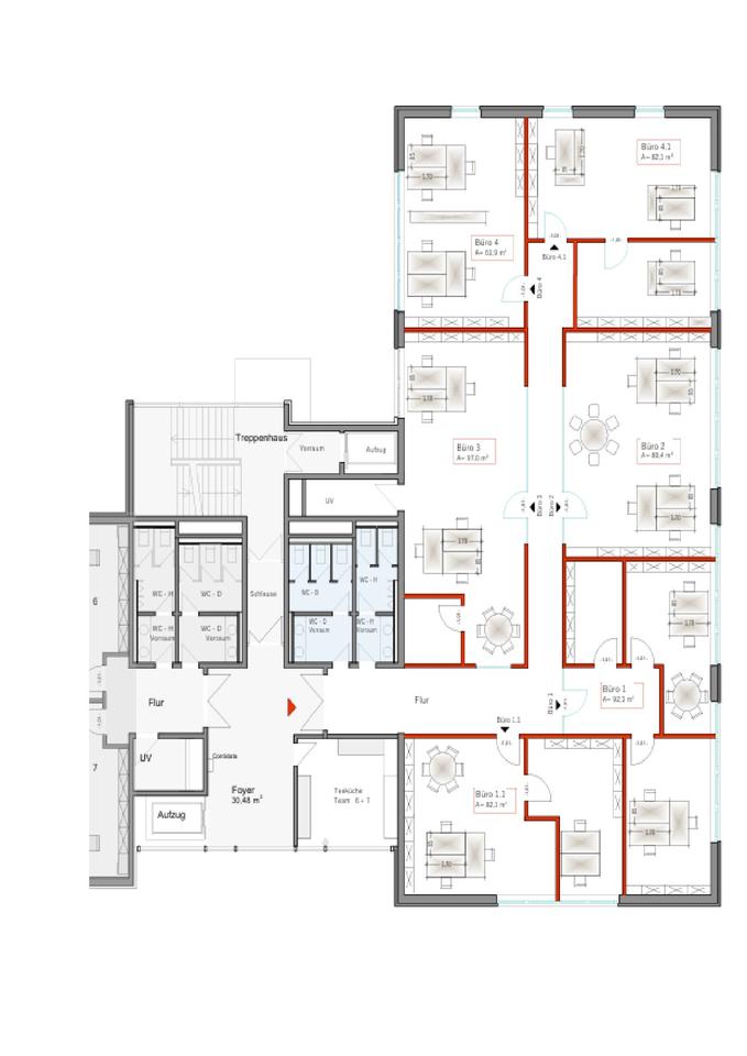 Thumbnail-Moderne Bürofläche Nr. 1.1 mit 82,1 m² am Rheinelbe Park in Gelsenkirchen
