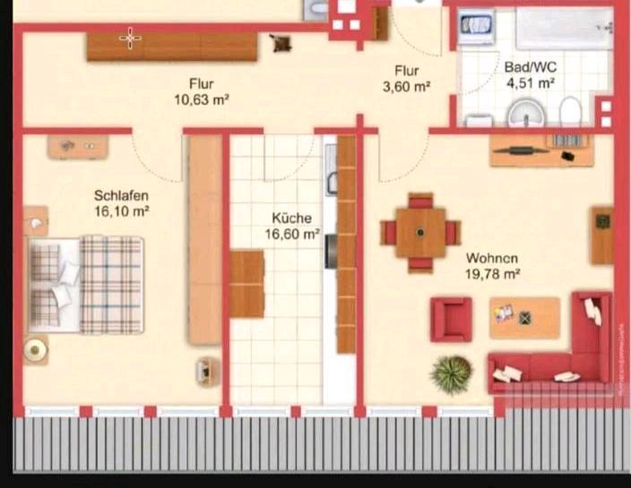 Thumbnail-Sanierte 2- Zimmerwohnung Obergünzburg Wohnung mieten