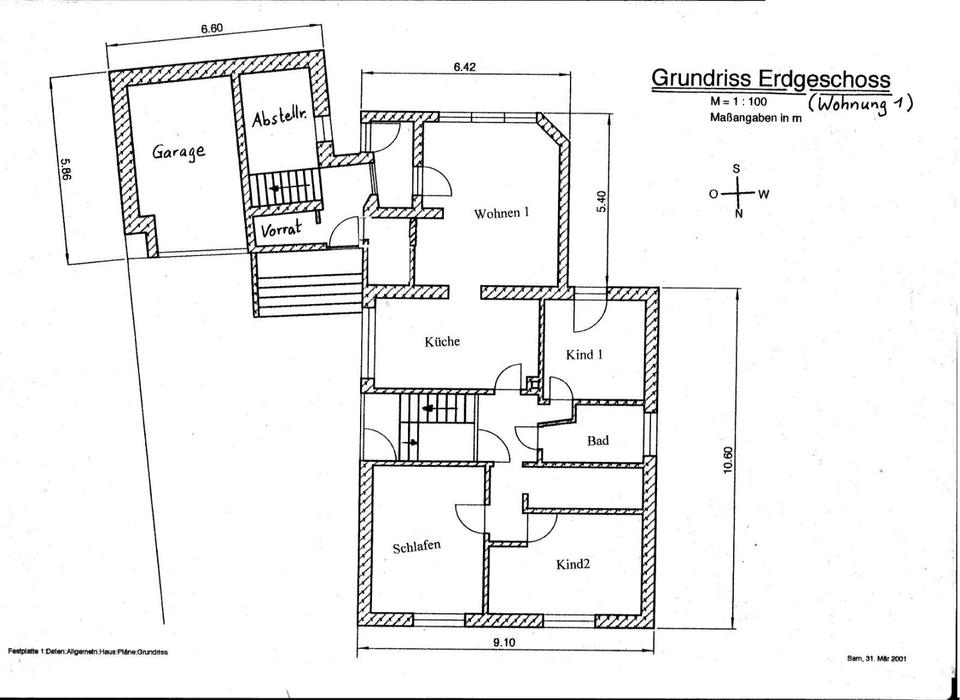 Thumbnail-5ZKB mit Garten in Ormesheim zu vermieten