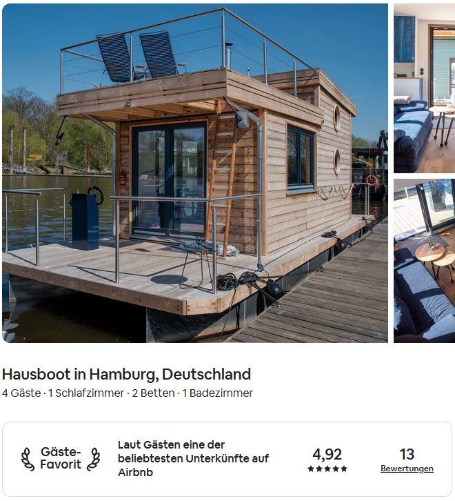 Thumbnail-besonderes Tiny-Hausboot UNDINE für Urlaub auf dem Wasser buchen