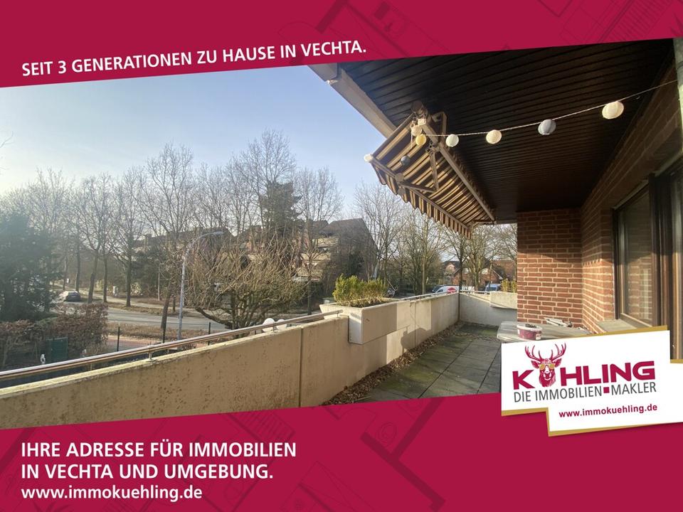 Thumbnail-Attraktive 2 Zimmer Wohnung mit Balkon in Vechta-Nord!