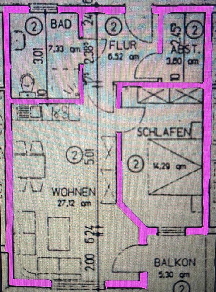 Thumbnail-Schöne 2 Zimmer Wohnung in Pohlheim (Watzenborn-Steinberg)