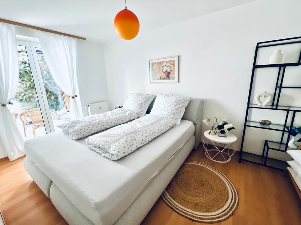 Thumbnail-Privat möbliert Gartenwohnung nah Supermarkt zu vermieten