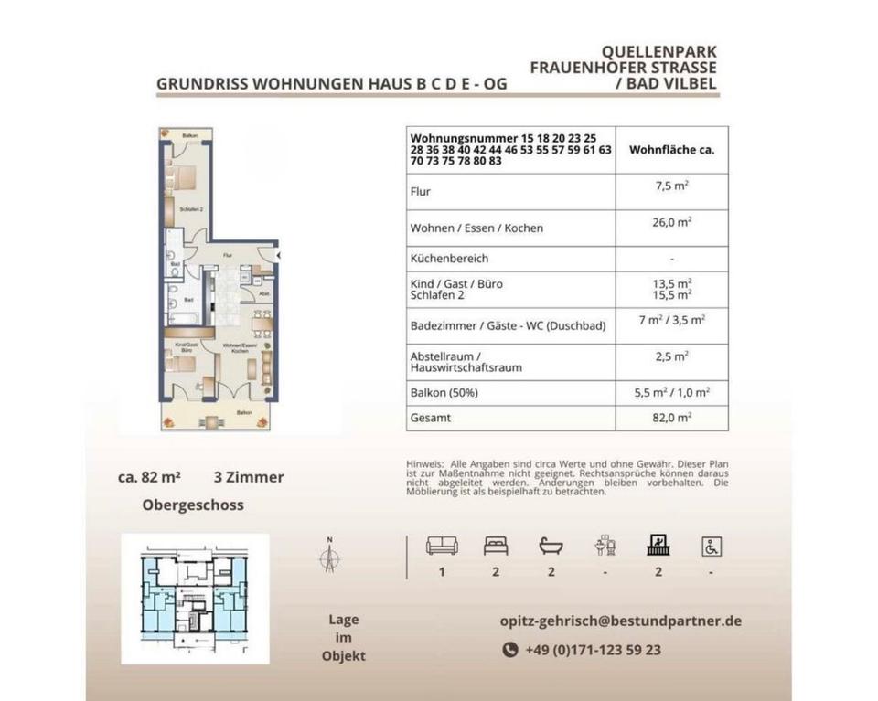 Thumbnail-Erstbezug 2,5 Zimmerwohnung mit Einbauküche und 2 Balkonen
