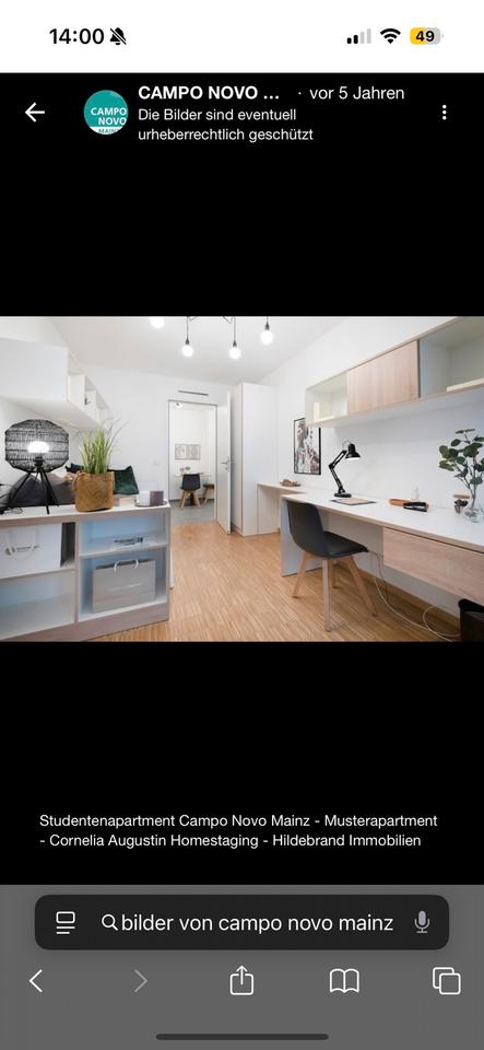 Thumbnail-Zimmer in 2er WG Mainz