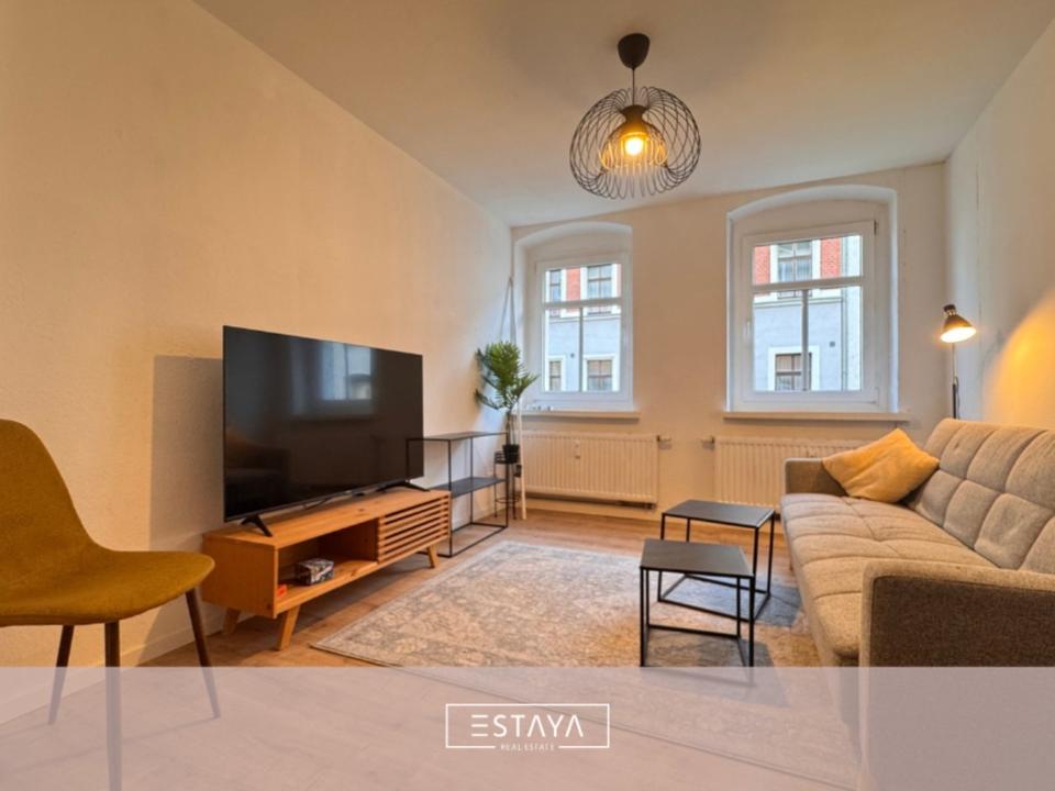 Thumbnail-Möblierte 2-Zimmer-Wohnung mit Garten­nutzung – Sofort einziehen & wohlfühlen