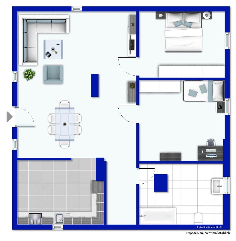 Thumbnail-kernsanierte Dachgeschosswohnung sofort verfügbar