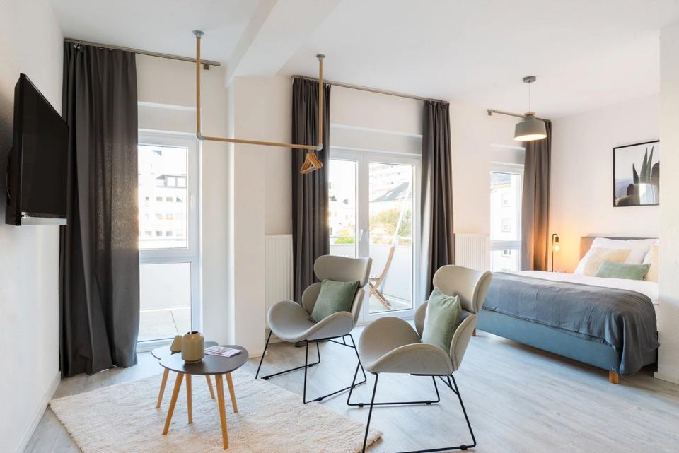 Thumbnail-Zentrales Appartment - möbiliert mit EBK, Balkon, Aufzug *sofort*