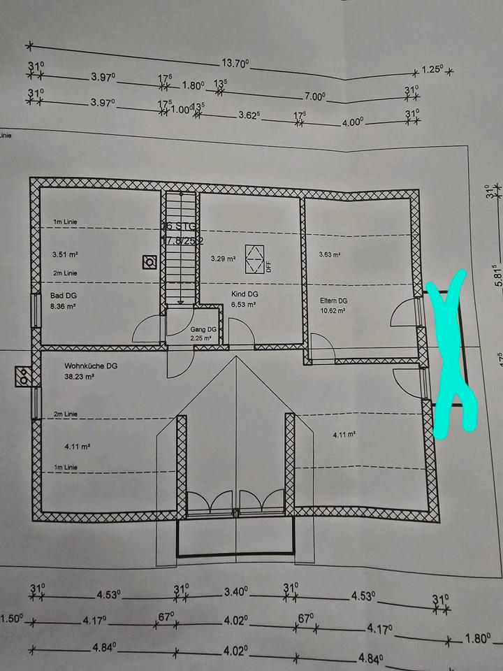 Thumbnail-Wohnung zu vermieten ca 85 qm Dachgeschoss mit großem Quergiebel