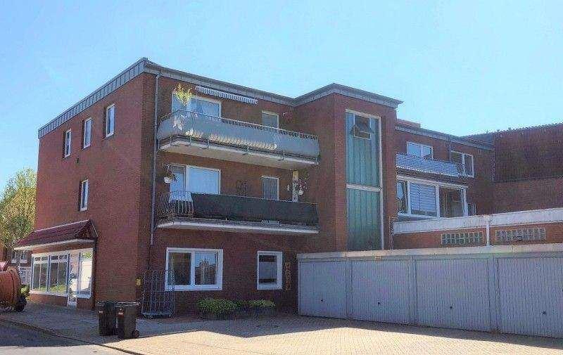 Thumbnail-Großz. Obergeschosswohnung mit Balkon und Garage in zentraler Lage von Papenburg-Obenende