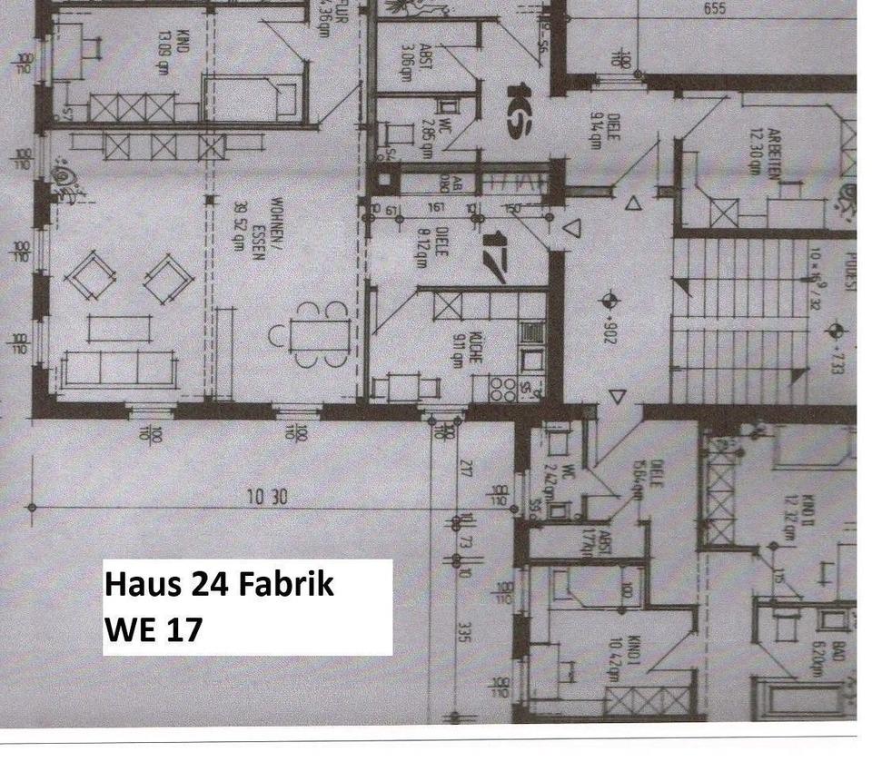 Thumbnail-Aktuell 1 ; 1,5; 3 und 4 Raumwohnungen, z.B. 1 Raum WE 3 45,51 m² KM 241,20€