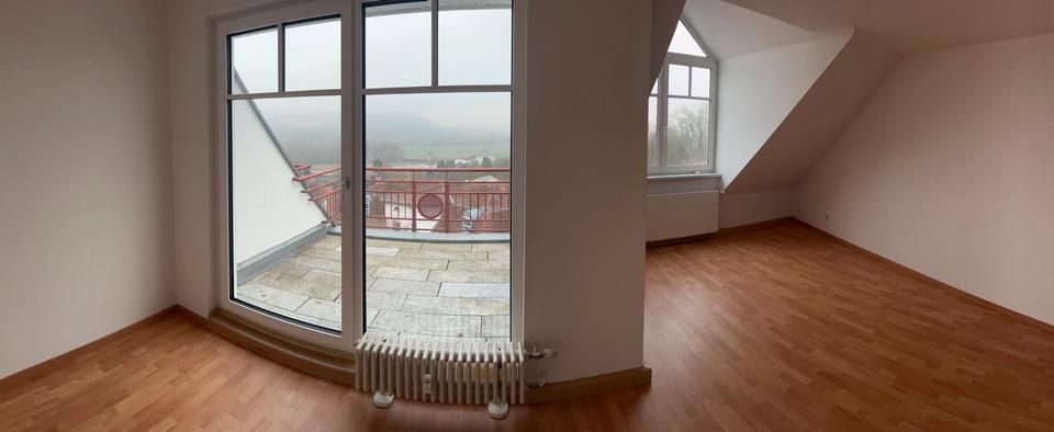 Thumbnail-Jena Porstendorf 2 Raum Wohnung mit Küche Stellplatz Balkon 50 qm