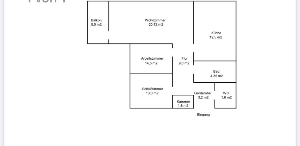 Thumbnail-3 Zimmer Wohnung Germering