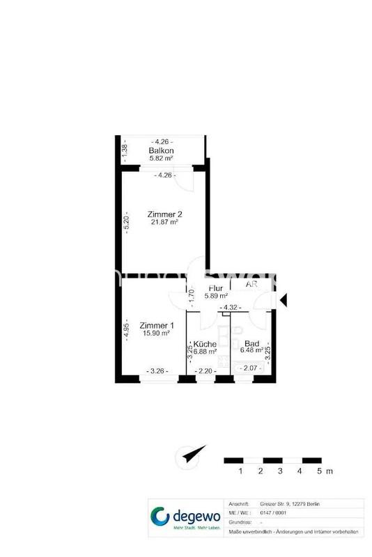 Thumbnail-Wohnungsswap - 2 Zimmer, 62 m² - Greizer Straße, Berlin