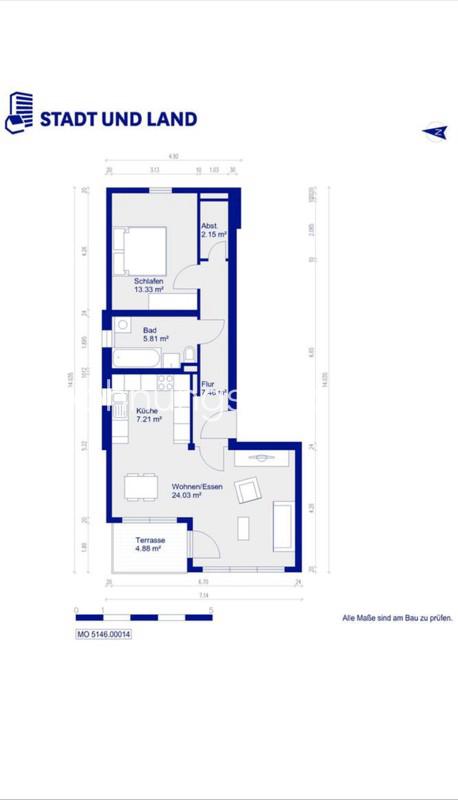 Thumbnail-Wohnungsswap - 2 Zimmer, 62 m² - Waldowstraße, Berlin