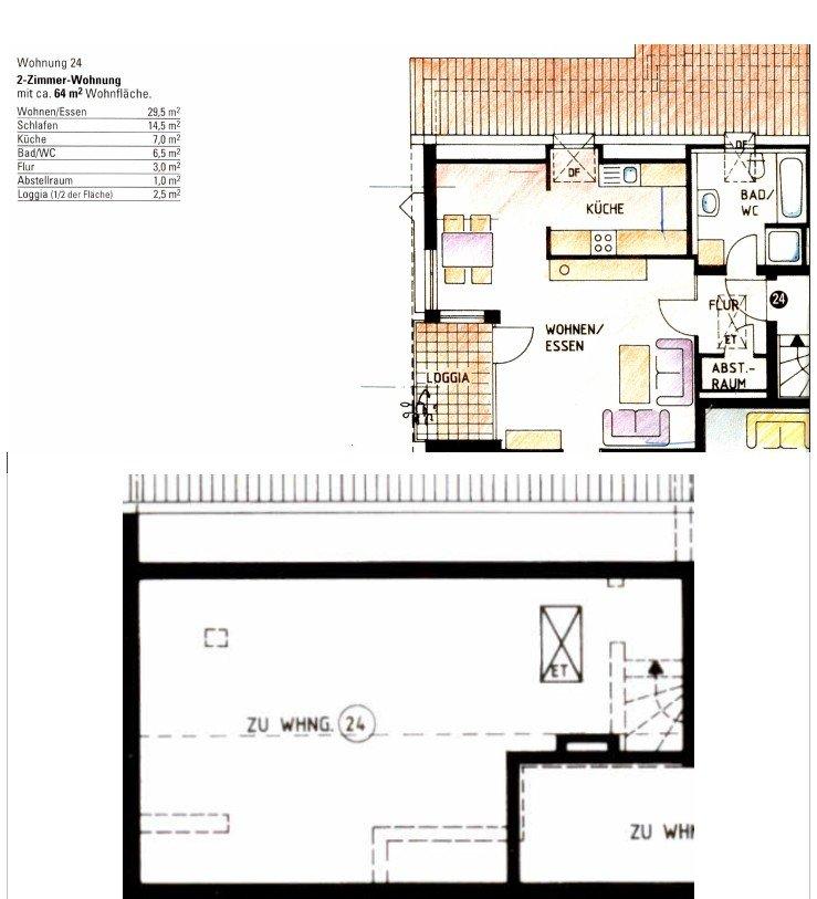 Thumbnail-Gepflegte Maisonettewohnung mit Loggia und Tiefgarage