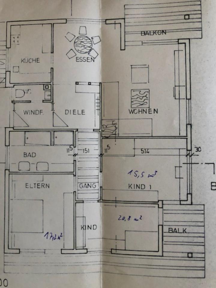 Thumbnail-Geräumige 5-Zimmer-Wohnung mit Balkon in Zaberfeld-Ochsenburg