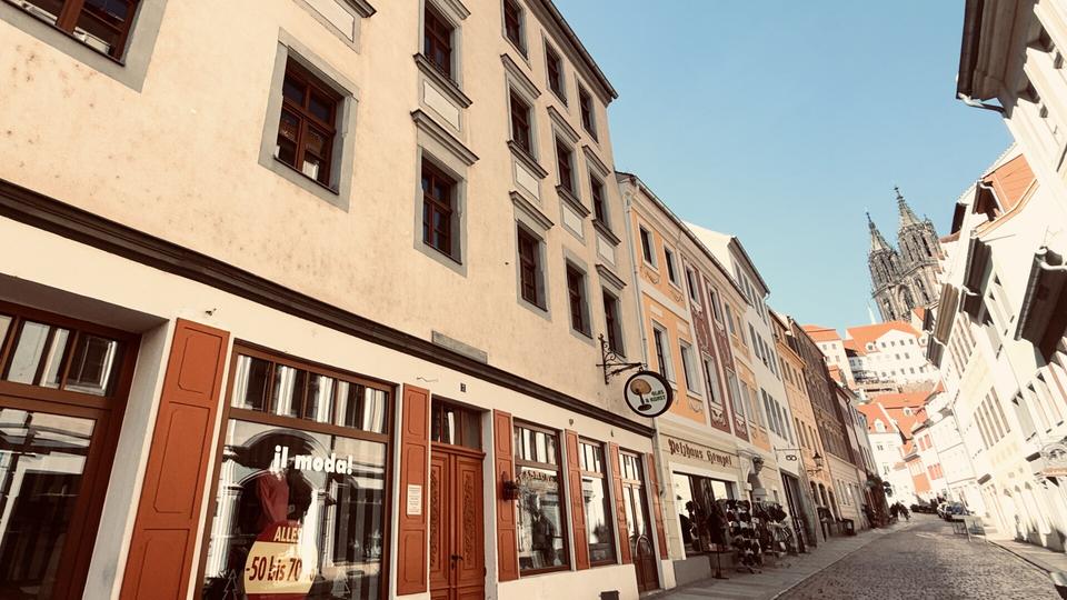 Thumbnail-Große 3-Zimmer-Wohnung mit kleiner Terrasse in zentraler Lage der Meißner Altstadt