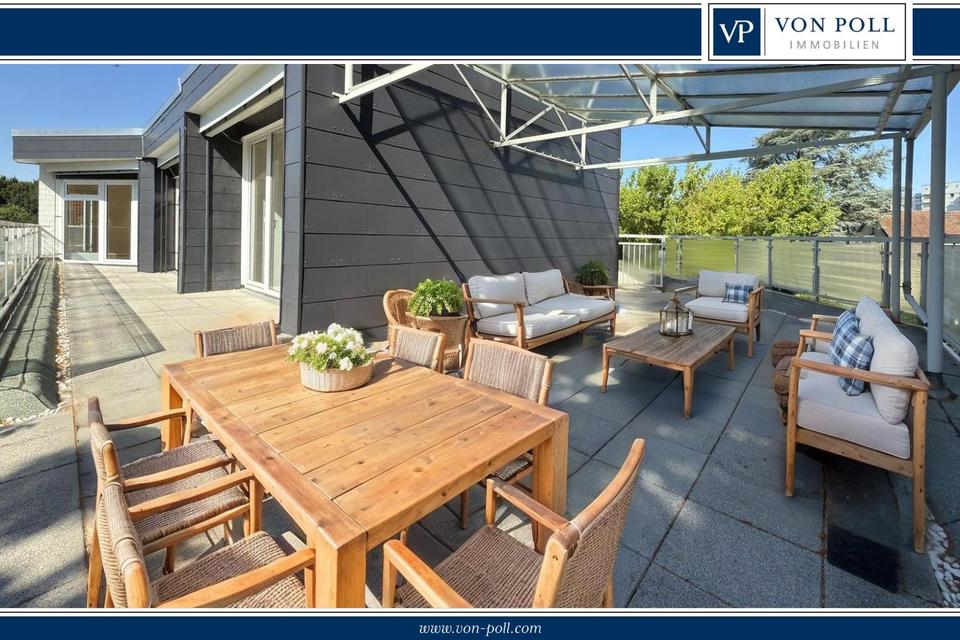 Thumbnail-Erstbezug nach Sanierung: Exklusives Fünf-Zimmer-Penthouse mit drei Dachterrassen