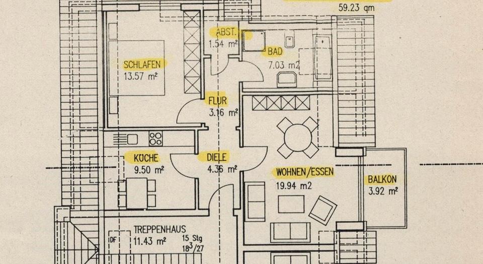 Thumbnail-2-Zimmer Wohnung zentrumsnah zu vermieten