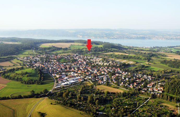 Thumbnail-MIETKAUF MÖGLICH: Idyllisch im Grünen am Ortsrand: Großzügige 4-Zimmerwohnung mit großem Balkon in Konstanz-Dettingen I 95-145m2