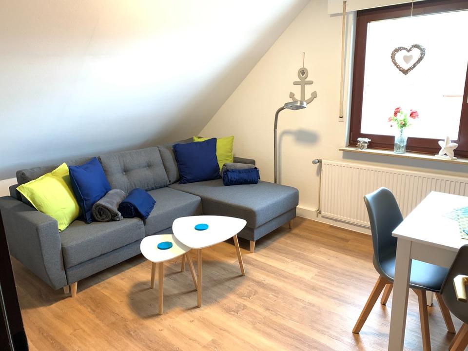 Thumbnail-Ferienwohnung Groot Huus OG re 35m² Horumersiel-Ostern 5Ü=4 bezah