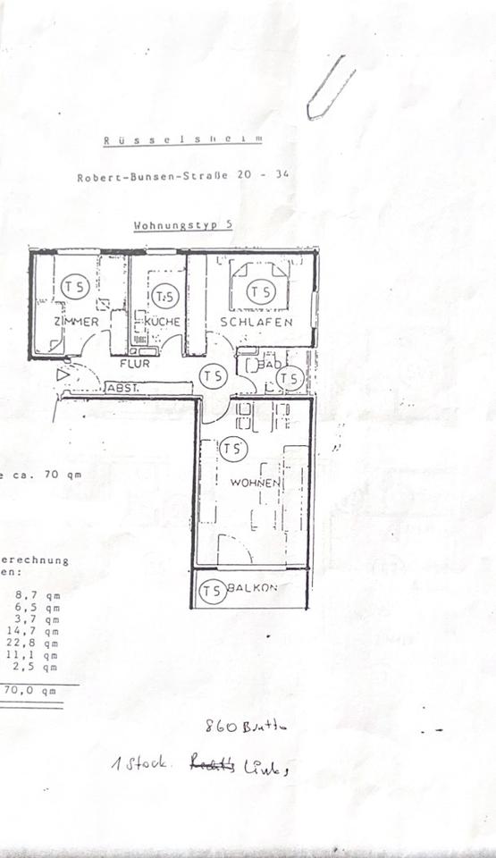 Thumbnail-Attraktive 3-Zimmer Eigentumswohnung 70m2 mit Mieter