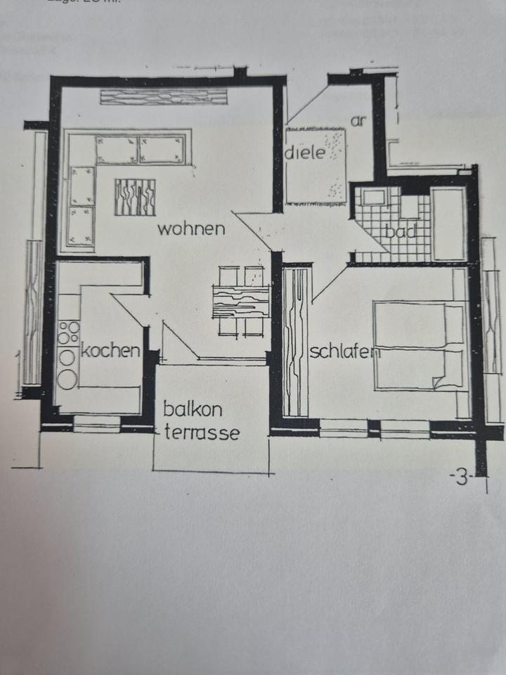 Thumbnail-Mietwohnung 2 Zimmer