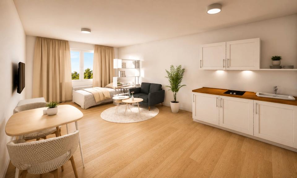 Thumbnail-1,5 Zimmer Wohnung vollmöbliert Zentrum Ravensburg zu vermieten