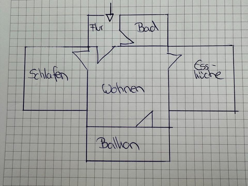 Thumbnail-Helle 2,5 Zimmer Wohnung, 60qm mit Balkon in Langenau-OT