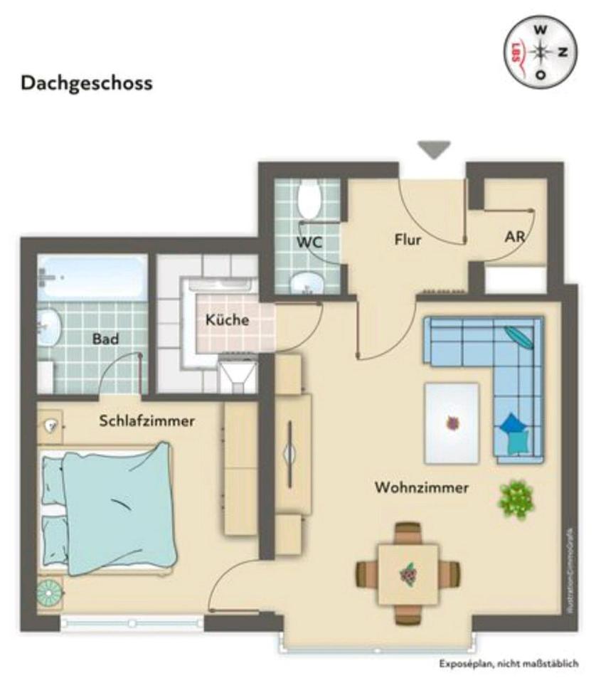 Thumbnail-2 Zimmer Wohnung