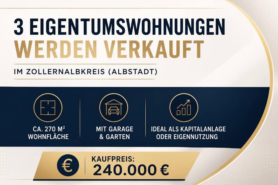 Thumbnail-3 Eigentumswohnungen in Albstadt (Zollernalbkreis)