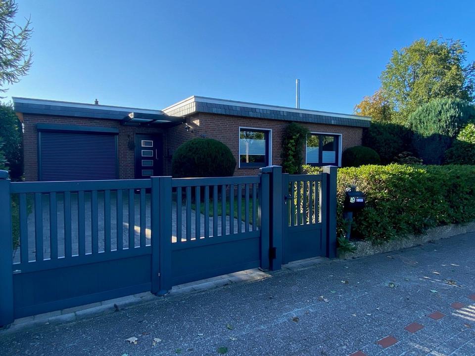 Thumbnail-modernisierter Flachdach Bungalow (EFH+Garten Garage Tor EBK