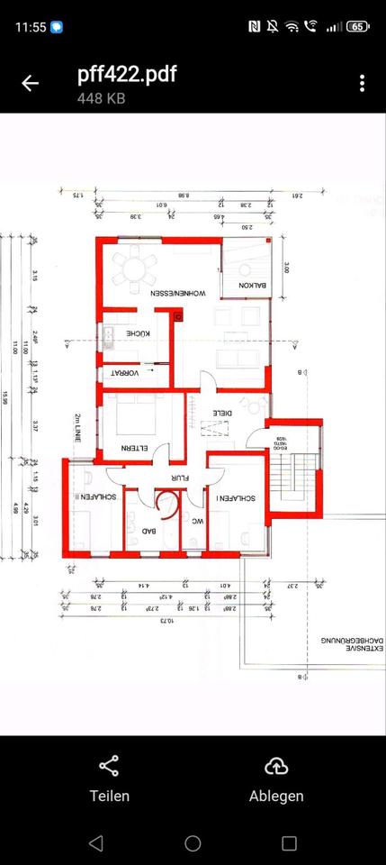 Thumbnail-4 Zimmer Wohnung in Sulzdorf
