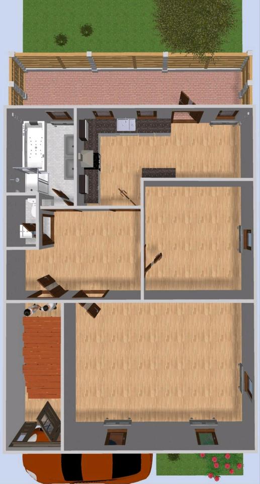 Thumbnail-Helle Etagenwohnung in Bleichstetten mit Balkon & Garage ab 1.1.