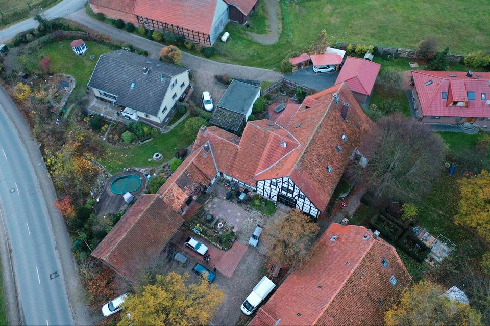 Thumbnail-Außergewöhnlicher 3 Seitenhof mit Scheune Gästehaus am Deister