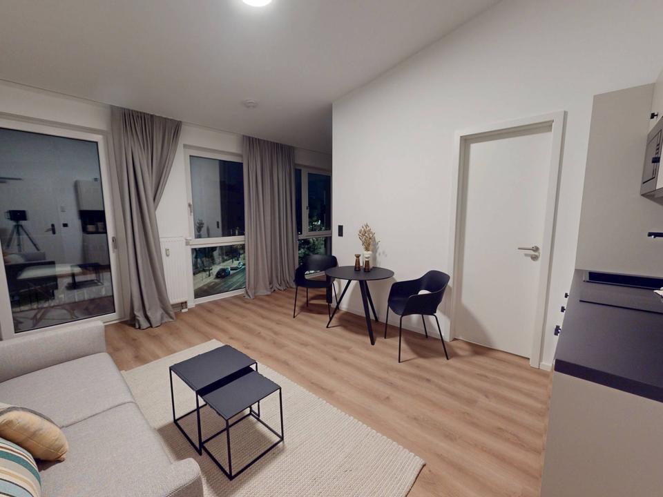 Thumbnail-Perfekt für Singles: Modernes 1-Zimmer-Apartment mit geschmackvoller Möblierung, EBK und BALKON direkt an der Spree