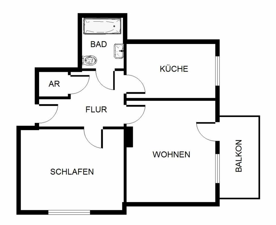 Thumbnail-3-Zimmer-Wohnung in Gelsenkirchen Hassel