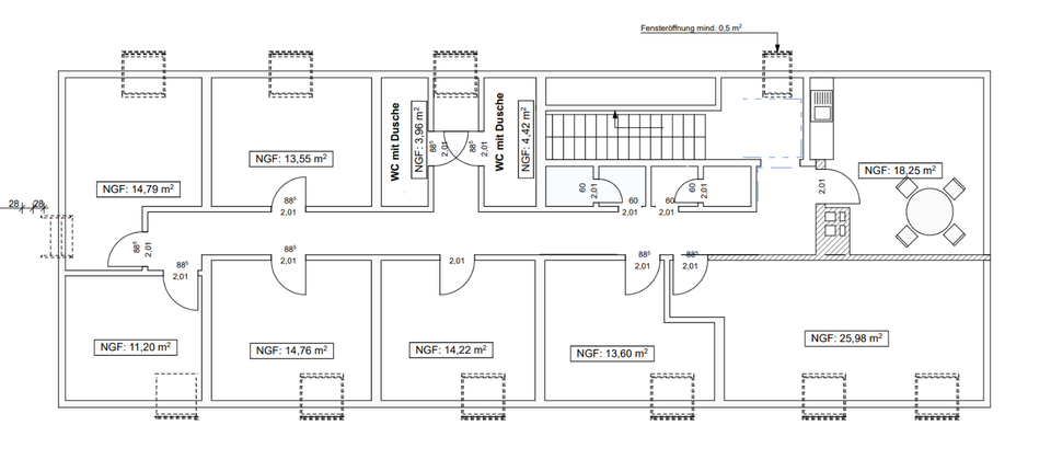 Thumbnail-1-Zi Wohnung mit Gemeischaftsräume (WG) SGBII oder WBS möglich