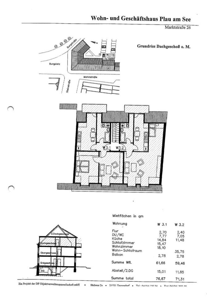 Thumbnail-2-Raumwohnung in der Innenstadt von Plau am See