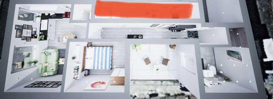 Thumbnail-2-Zimmer Wohnung mit Einbauküche und Balkon in BUTTENHEIM