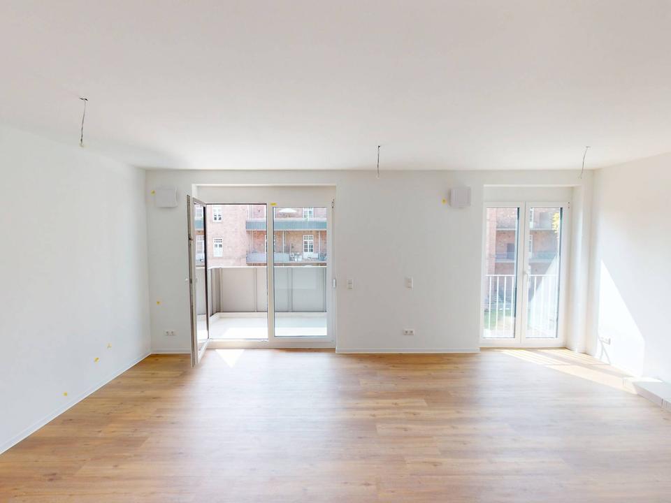 Thumbnail-Helle 2-Zimmer-Wohnung mit EBK und BALKON im Neubauquartier FIELD 4