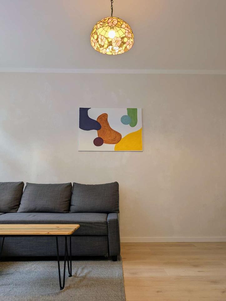 Thumbnail-Frisch renovierte, komplett möblierte 45-m²-Wohnung mit Balkon