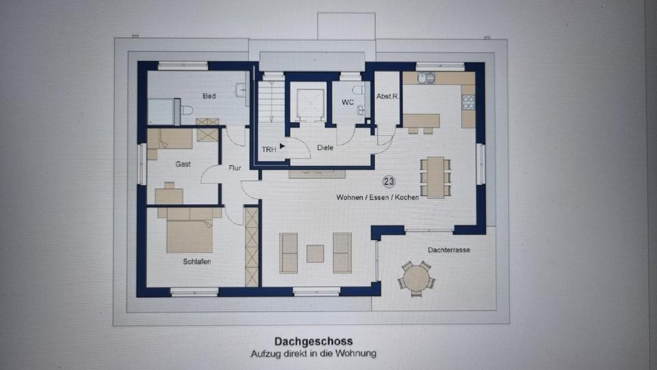 Thumbnail-Penthousewohnung mit Dachterasse und Tiefgarage - barrierrefrei