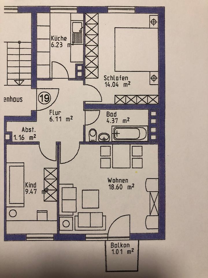 Thumbnail-3 Zimmerwohnung für eine WG Neugründung