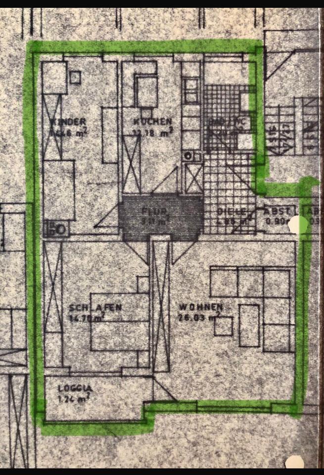 Thumbnail-3,5 Zimmer Wohnung in Dachau mit Süd-Balkon (20min nach München)