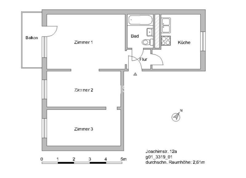 Thumbnail-Wohnungsswap - 3 Zimmer, 55 m² - Joachimstraße, Mitte, Berlin