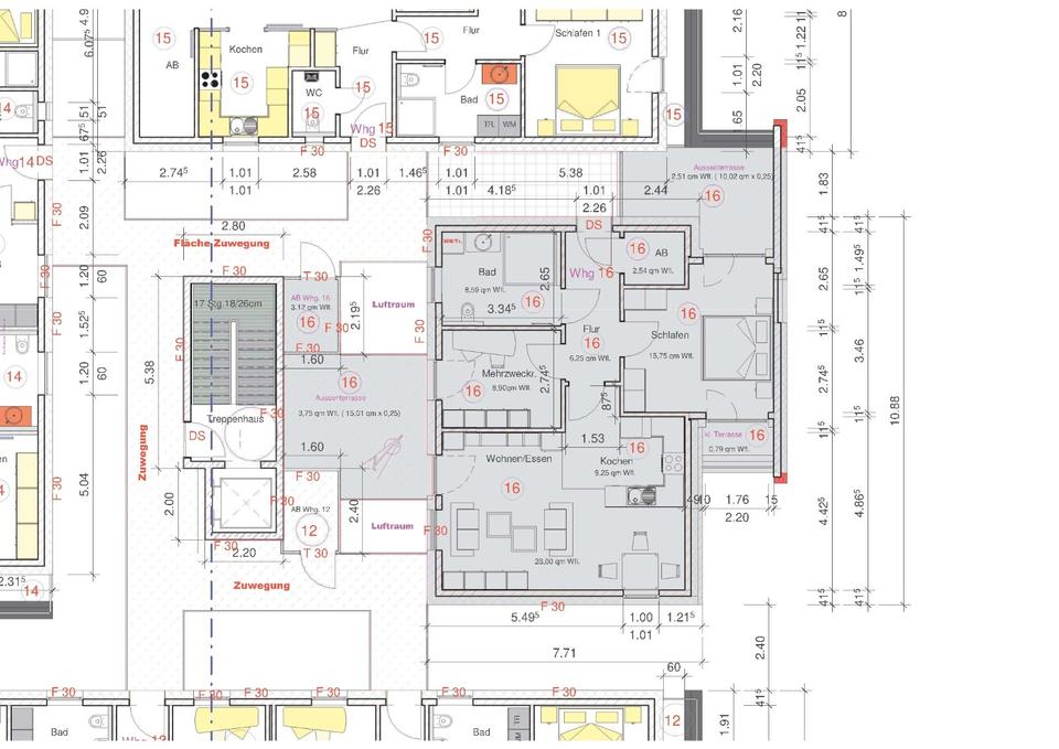 Thumbnail-Mietwohnung in Penthouse Ebene -Rollstuhlfahrer geeignet-